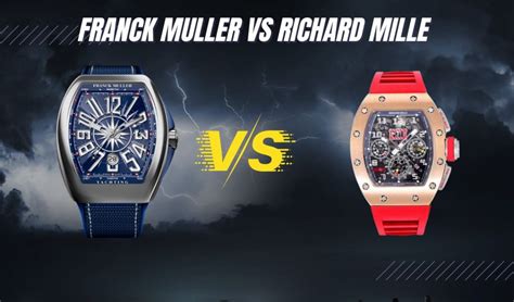 richard mille and franck muller|Richard Mille vs muller watch.